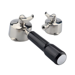 Portafilter με διπλό στόμιο 4Barista 51 mm – De’Longhi Dedica (μαύρη λαβή)