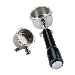 Portafilter με διπλό στόμιο 4Barista 51 mm – De’Longhi Dedica (μαύρη λαβή)