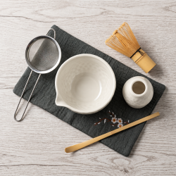 Matcha set 4Barista (white) – ένα κεραμικό σετ για την παρασκευή τσαγιού μάτσα 