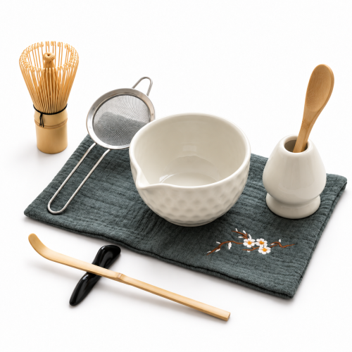 Matcha set 4Barista (white) – ένα κεραμικό σετ για την παρασκευή τσαγιού μάτσα 