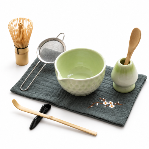 Matcha set 4Barista (light green) – ένα κεραμικό σετ για την παρασκευή τσαγιού μάτσα 