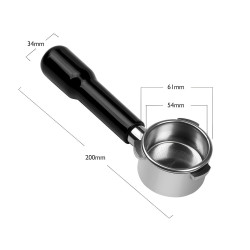 Γυμνό portafilter 4Barista – Bottomless Portafilter double 54 mm