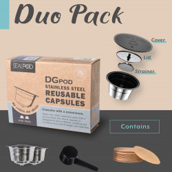 2x επαναχρησιμοποιήσιμη κάψουλα SEALPOD για Dolce Gusto ®