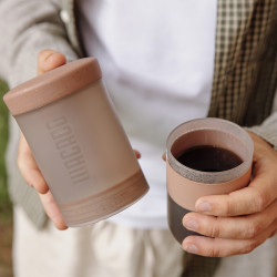 Wacaco Prestina (clay pink) – μια φορητή καφετιέρα