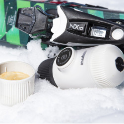 Wacaco Nanopresso (ψυχρό λευκό) + σκληρό κέλυφος