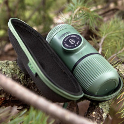 Wacaco Nanopresso (πράσινο βρύα) + σκληρό κέλυφος - Μεταχειρισμένο